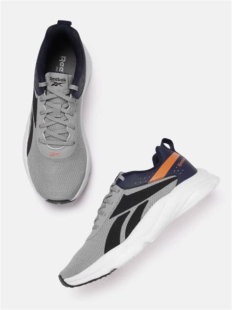 Reebok Men Colourblocked Brand Logo Detail Runway Running Shoes - Price ...