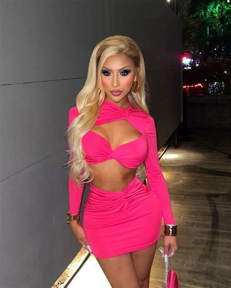 Elena Genevinne – Most Beautiful Transgender Women's Night Out Pink Dress - TG Beauty