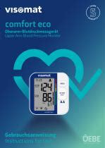 Cuff-mounted blood pressure monitor - visomat comfort eco - visomat ...