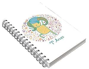 PAPER PLANE DESIGN A5 Size Horoscope Zodiac Sign Stationery Notebook ...