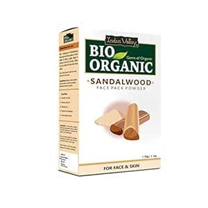 Indus Valley Bio Organic Sandalwood Face Pack Powder Lightens Suntan ...