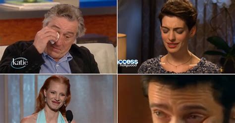 Crying Oscar Nominees: Robert De Niro, Hugh Jackman & More (VIDEO)