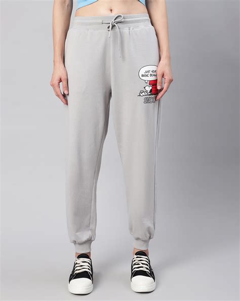 Peanuts Grey Jogger For Women – Free Authority