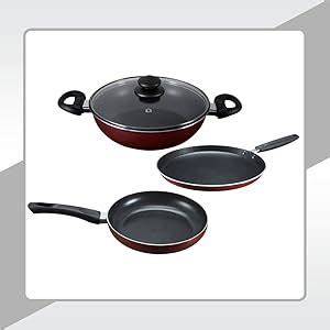 Buy Prestige Omega Deluxe Induction Base Non-Stick Aluminium, Glass ...