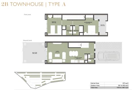 Bianca Townhouses Floor Plans at Dubailand Dubai