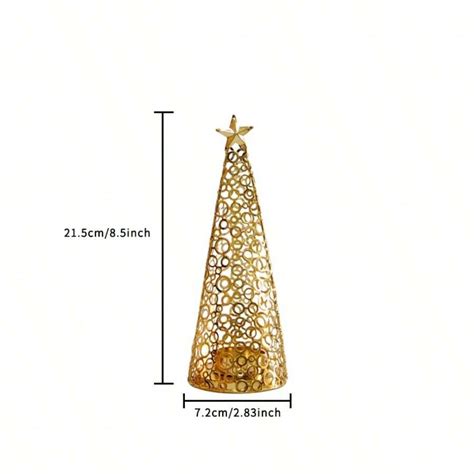 Holiday Metal Tree Candlestick Candle Cup INS Style Wedding Decoration ...