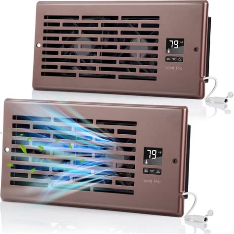 Feekoon Quiet Vent Fan Booster 4" x 10" Smart Register Booster Fan with ...