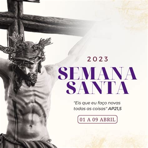 Programação da Semana Santa - 2023 - Paróquia Santa Inês Indaial
