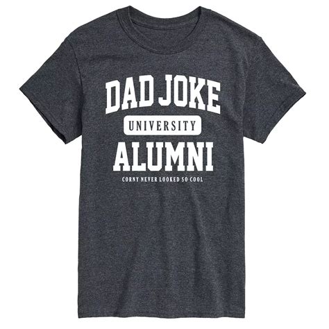 Big & Tall Dad Joke University Graphic Tee