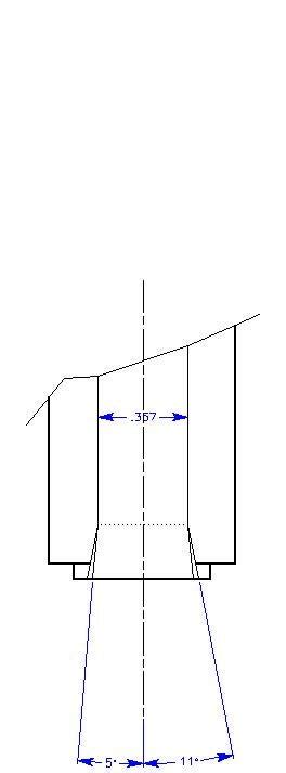 Image result for Engineering Drawing of Forcing Cone