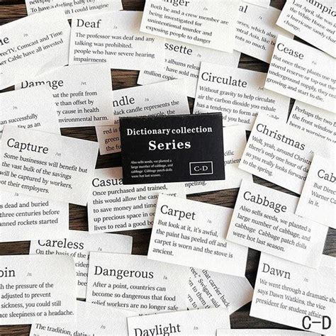 Dictionary Collection Pocket Sticker Book