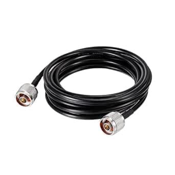 NBR N Male to N Male Cable N Flexible RG 58 Coaxial Extension Low Loss ...