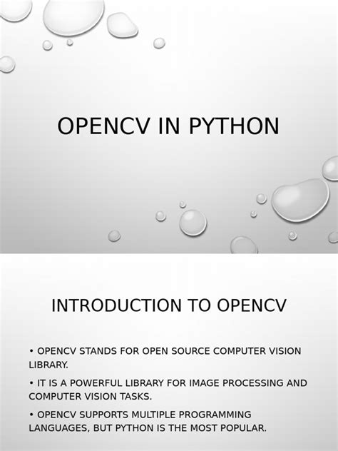 Image result for OpenCV Python Sample Poster