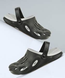 SFR Men Black Clogs - Buy SFR Men Black Clogs Online at Best Price ...