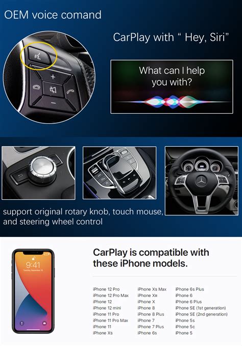Mercedes Becker Mapa Piloto Sem Fio Apple CarPlay | Ubuy India