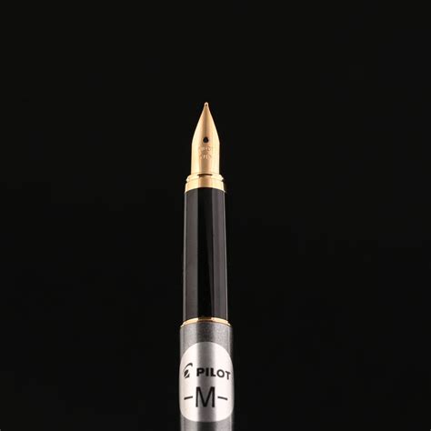Buy Pilot Cavalier Fountain Pen- Black &Grey GT Online at Makoba-Pilot
