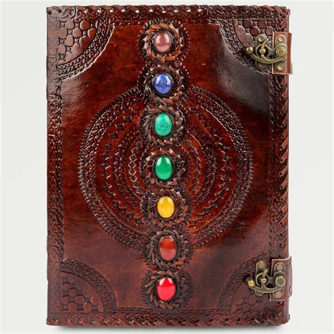 Buy Handbound Leather Journal Spell Book of Shadow Journal Leather ...