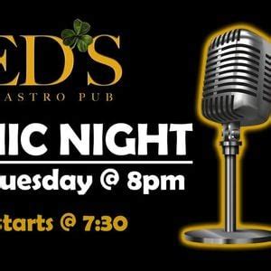2nd Tues Open Mic Night at Ned Devines Irish Gastro Pub, Ned Devine's ...