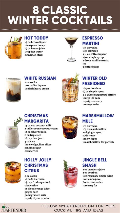 29 Best Winter Cocktail Ideas to Drink | Recipe | Christmas drinks ...