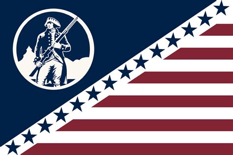 Flag of New England under the New Sons of Liberty : r/vexillology