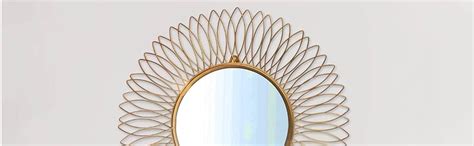 Buy GIG Handicrafts Modern Style Iron Wall Mirror Hanging Mirror ...