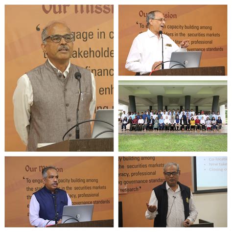 Inaugural Day -Induction Programme for “New Recruited Officers of SEBI ...