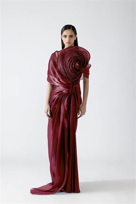 Moulded Corded Gown – Amit Aggarwal