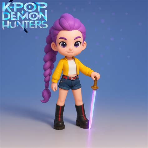 🏹 Rumi KPOP Demon Hunter STL – Chibi 3D Print Model・ STL File for 3D ...