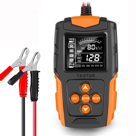 STHIRA® Digital Battery Tester, LCD Backlit BM550 6V 12V 24V Car ...