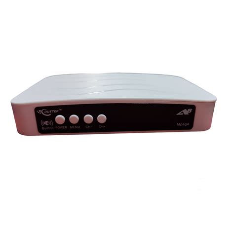 DUETEK A6 Digital HD-MPEG4 Free-To-Air Set Top Box | Wi-Fi Enabled (No ...