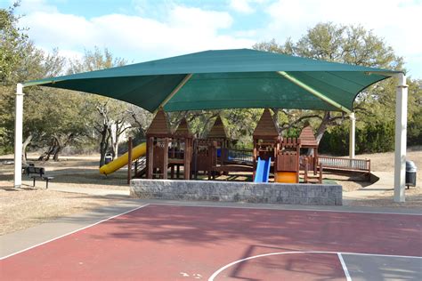 The covered play area in Trailhead Park in Canyon Creek community ...