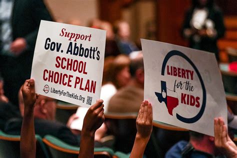Texas' governor is pushing major school choice bill: What it means ...