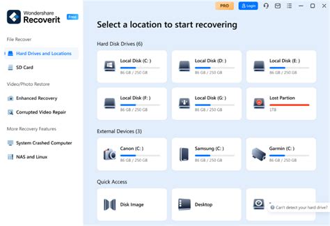 Recoverit Free Data Recovery 的图像结果