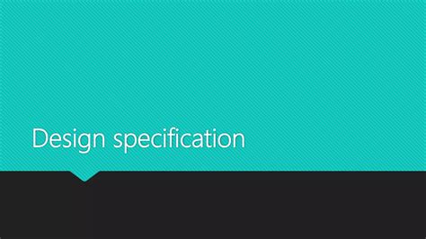 Specification Design 的图像结果
