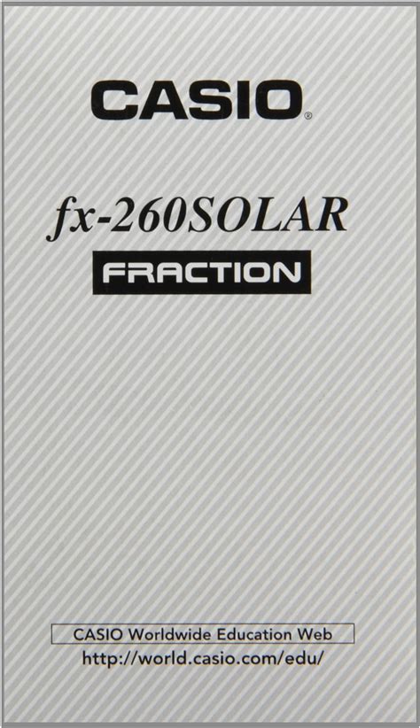 Buy Casio Fx-260 Calculator (Ged Calculators) Book Online at Low Prices ...