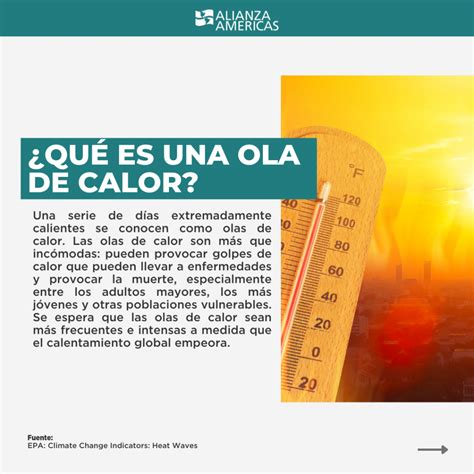 ¿Qué es una ola de calor? | Alianza Americas