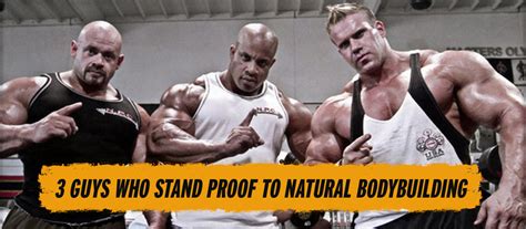 3 Guys Who Stand Proof To Natural Bodybuilding - CrazyBulk.in