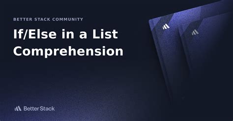Image result for If Else List Comprehension Python