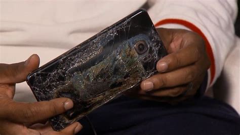 Image result for Exploding Galaxy Note 7 On Car