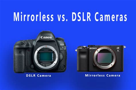 Mirrorless vs. DSLR Cameras