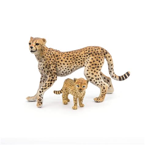 Buy Papo Wild Animal Kingdom Figure, Cheetah with Cub Online at Low ...