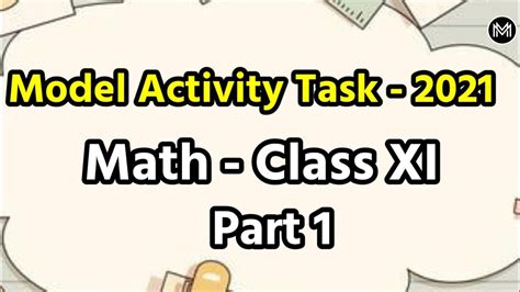 Model Activity Task Math Part 1 Class 10 的图像结果