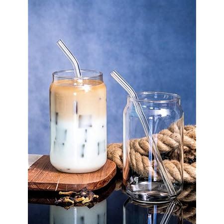 Buy Goodhomes Glass Drinking Jar with Glass Straw GPB61-2-L2 Online at ...
