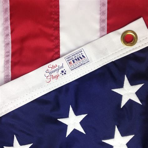 Amazon.com : American Flag 3x5-100% Made in USA Using Tough, Long ...