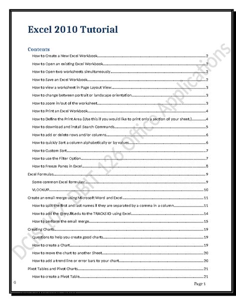 Basic Excel 2010 Tutorial 的图像结果