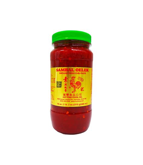 Sambal Oelek Ground Fresh Chili | Huy Fong - C. Pacific Foods