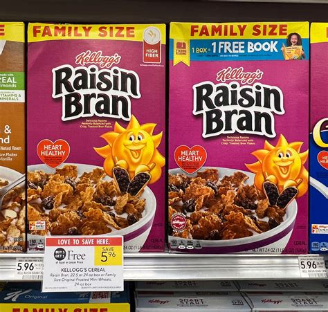 Get Deals On Kellogg’s Raisin Bran Cereal At Publix – As Low As $1.48 ...