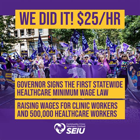 Victory for healthcare workers! Gov. Newsom signs SB 525 - SEIU 1021
