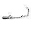 CHOPSON SILENCER'S for BAJAJ PULSOR DTSI 150cc 180cc .MATTE BLACK ...