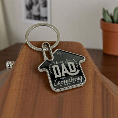 Thank You Dad Keychain - Premium Steel – Foundation Gift
